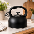 Bouilloire à sifflet noire – 2 L