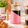 Cafetière à piston rose – 1,15 L