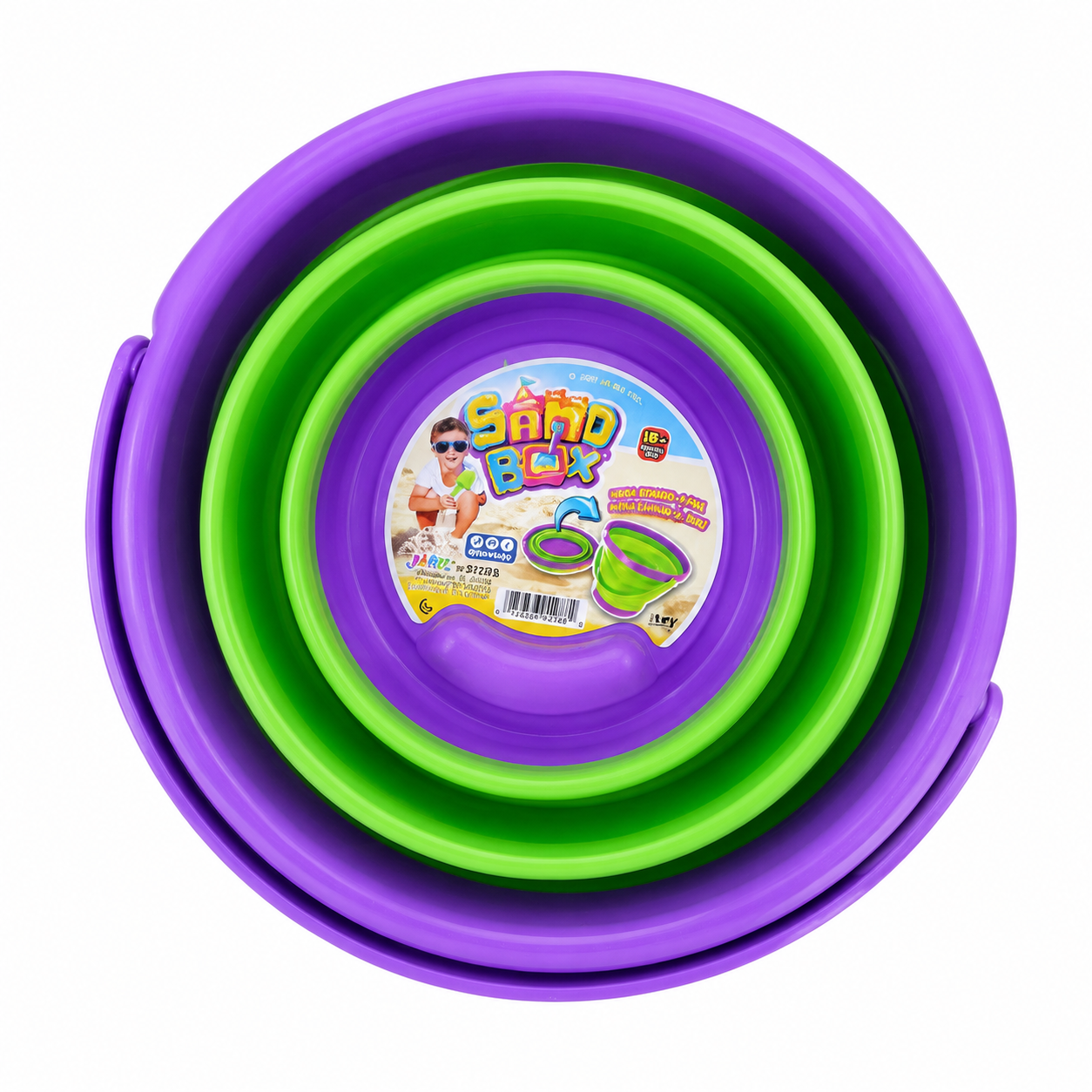 Jouet de plage - Seau pliable