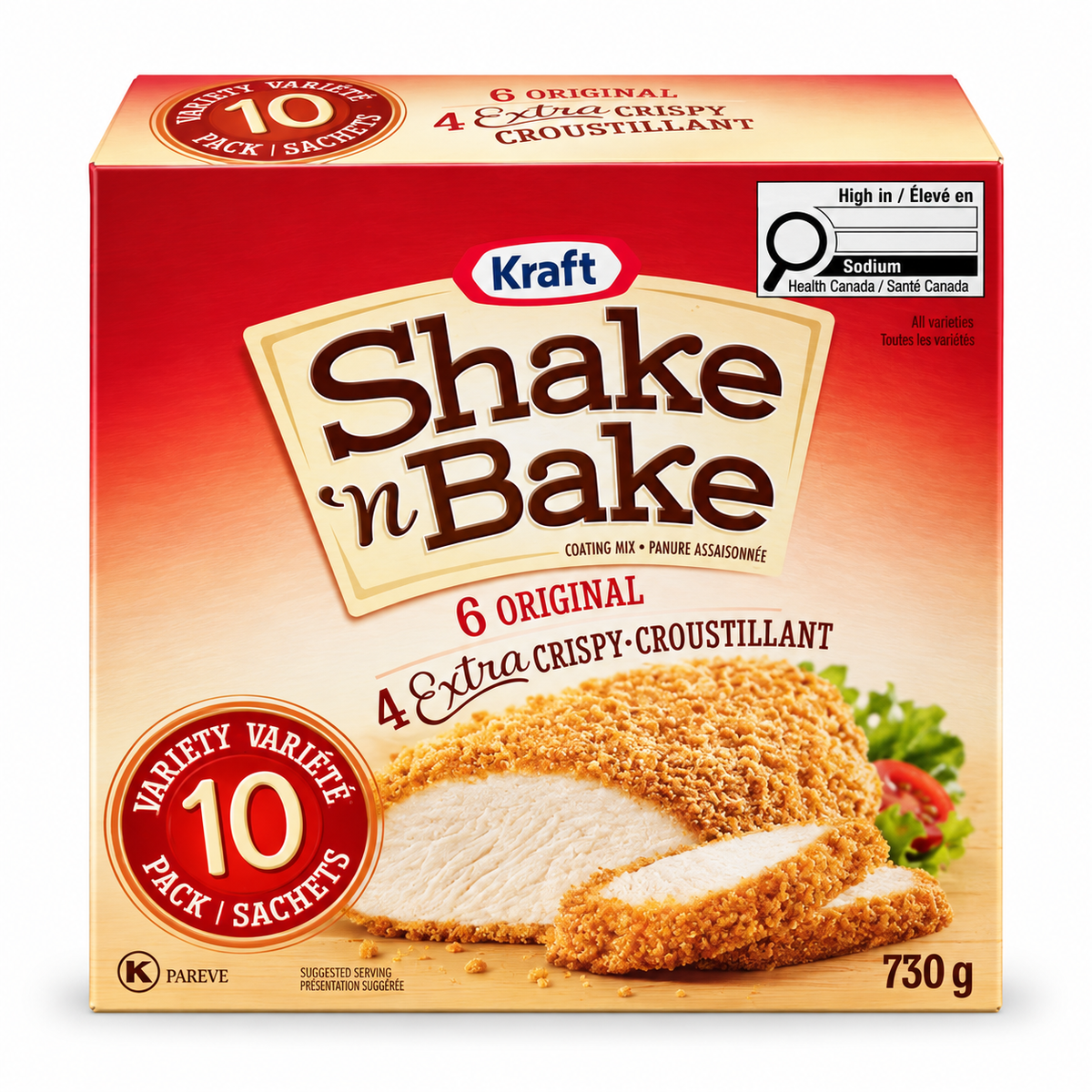 Kraft Shake ’n Bake – Panure assaisonnée originale et extra croustillante