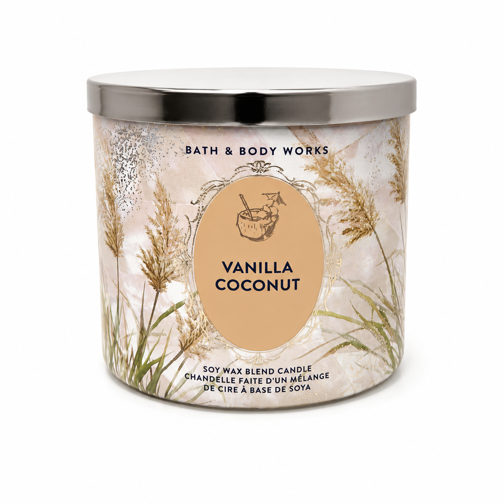 Bougie 3 mèches – Vanilla Coconut
