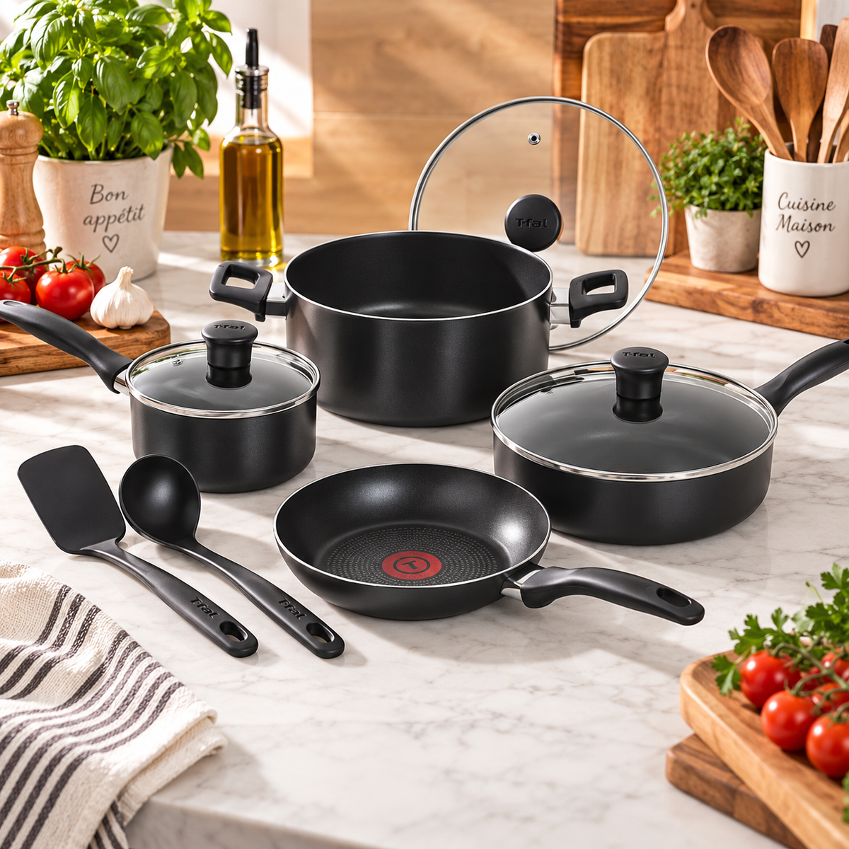 Ensemble de cuisson T-fal Viva – 9 pièces