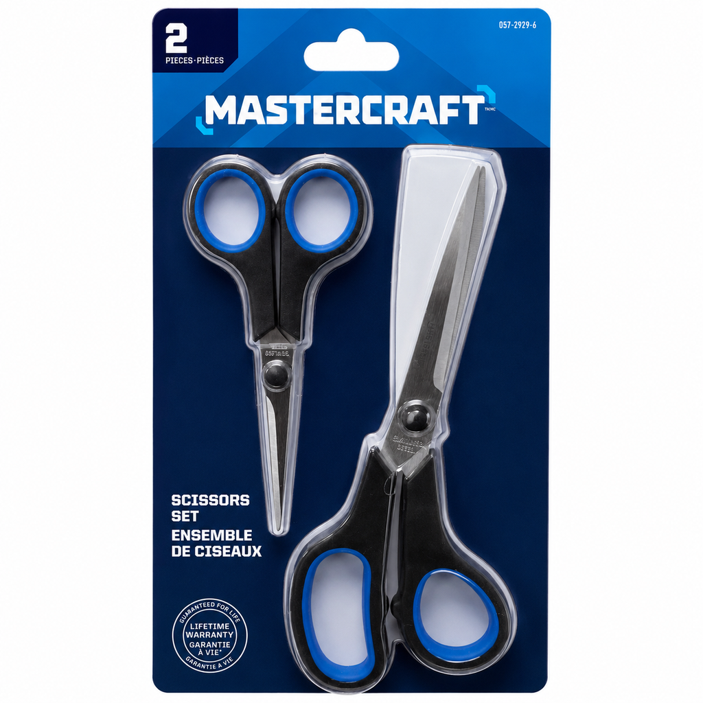 Ciseaux Mastercraft – 2 pièces