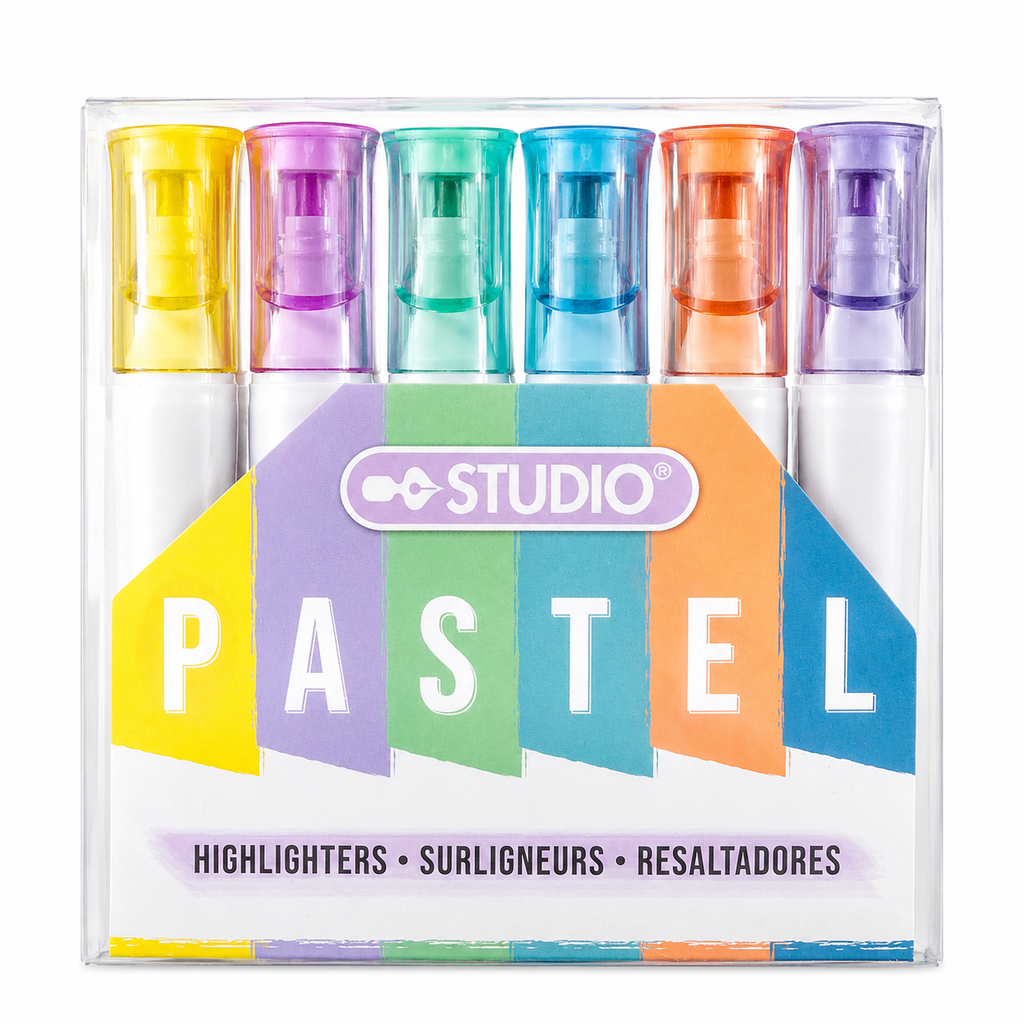 Surligneurs pastel - Lot de 6