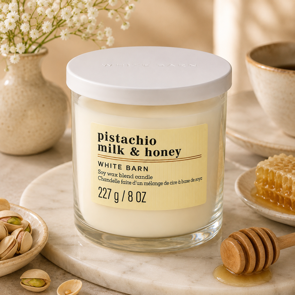 Bougie 1 mèche - Pistachio Milk & Honey