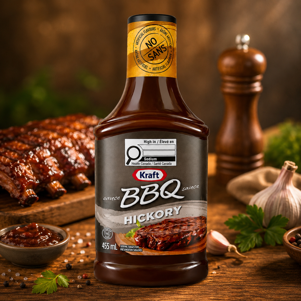 Sauce BBQ Kraft Hickory – 455 ml