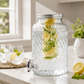 Distributeur de boissons en verre avec infuseur 5,5L