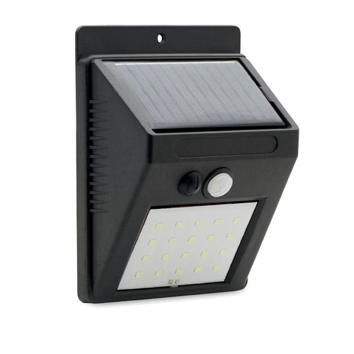 Lampe solaire murale à détecteur de mouvement