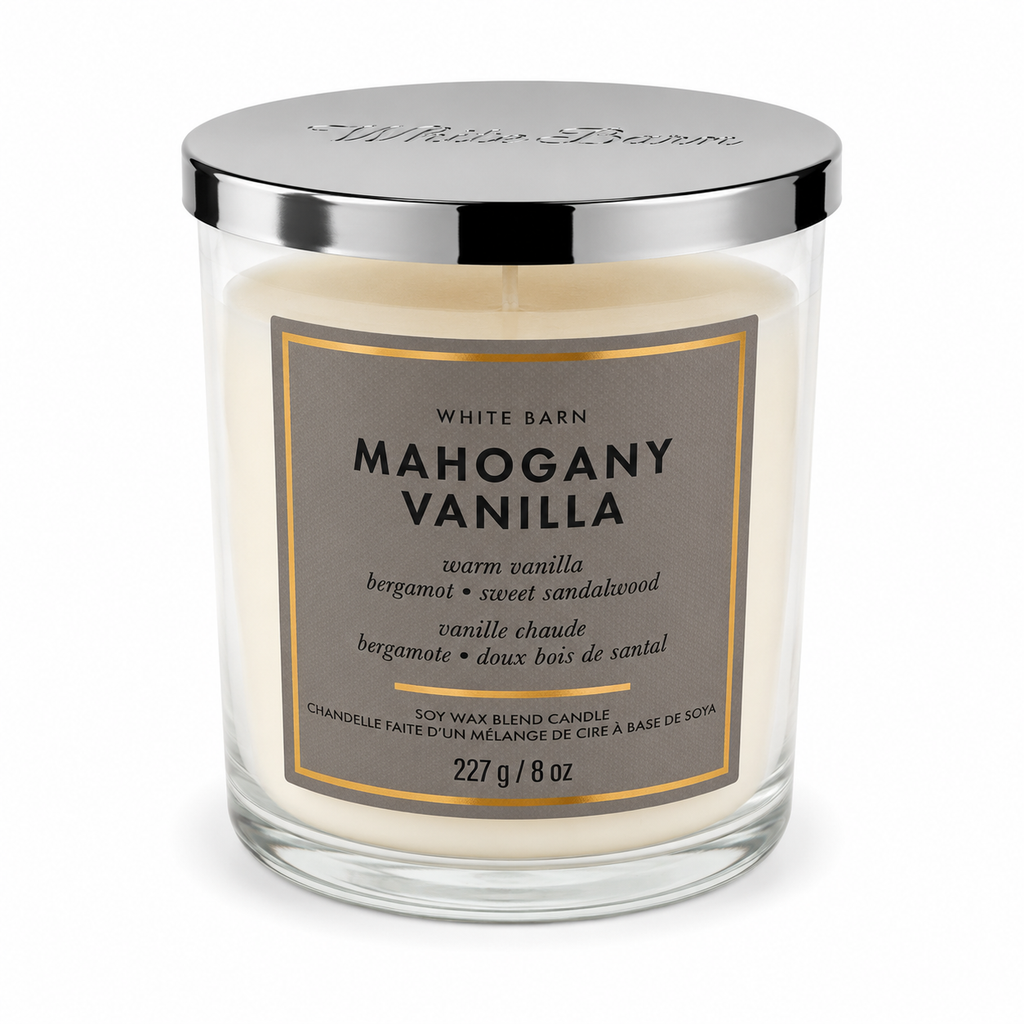 Bougie 1 mèche - Mahogany Vanilla