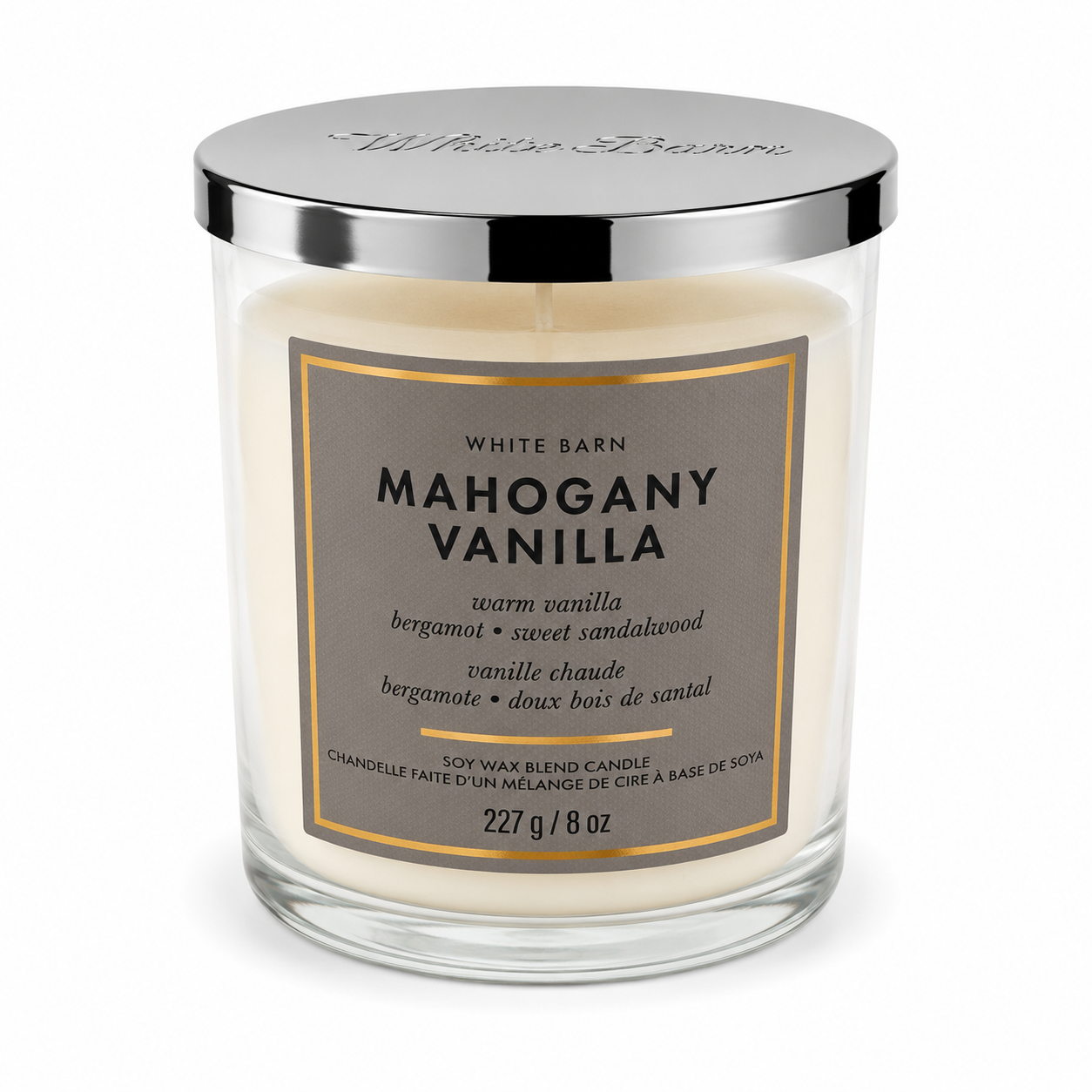 Bougie 1 mèche - Mahogany Vanilla