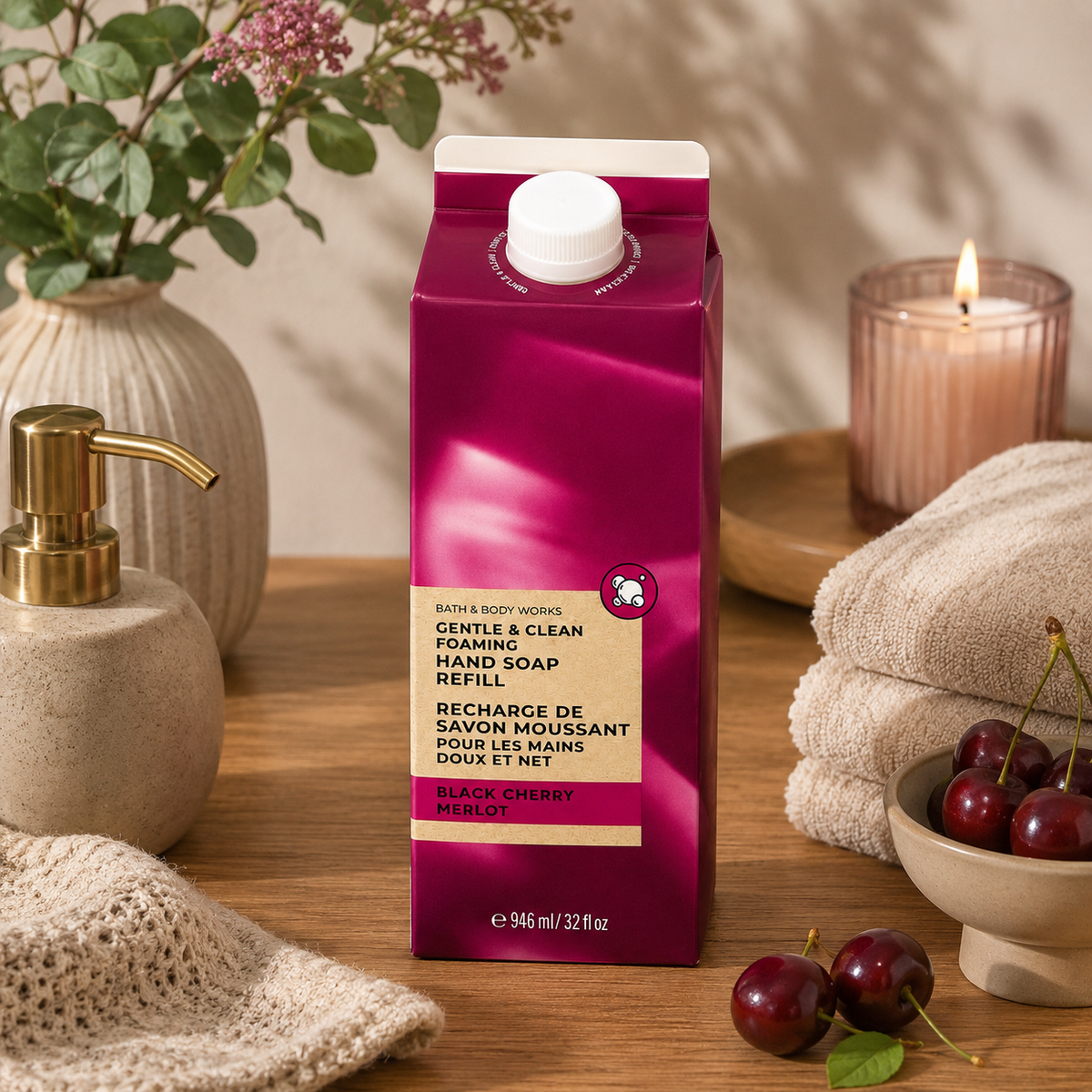 Recharge de savon moussant - Black Cherry Merlot
