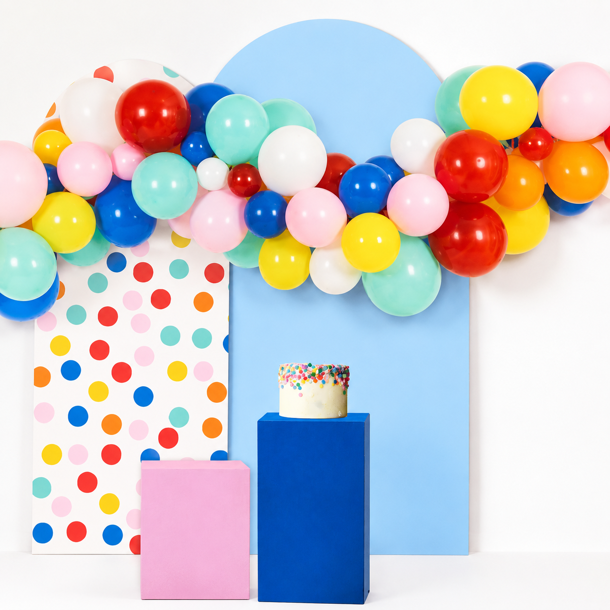 Kit guirlande de ballons multicolore