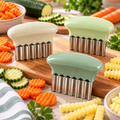 Coupeurs d’aliments à lame ondulée – Lot de 3
