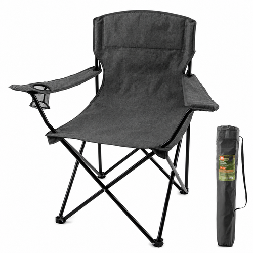Chaise de Camping Pliable - Grise