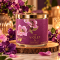 Bougie 3 mèches - Very Violet