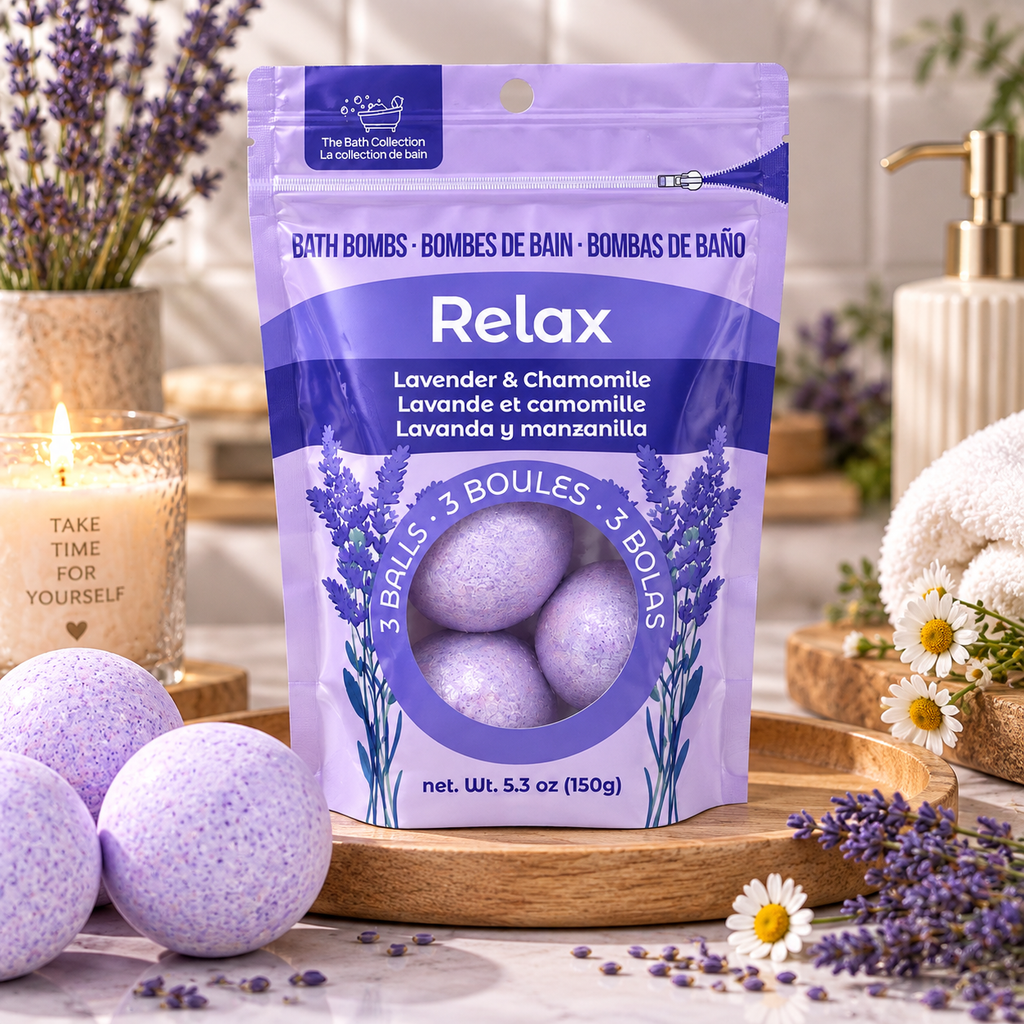 Bombes de bain Relax – Lavande & Camomille