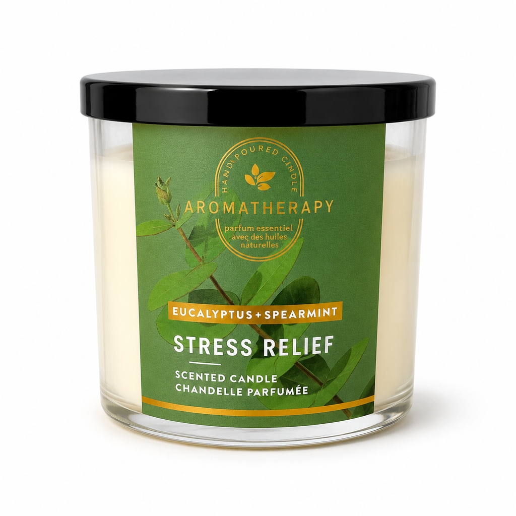 Bougie 3 mèches – Eucalyptus Spearmint