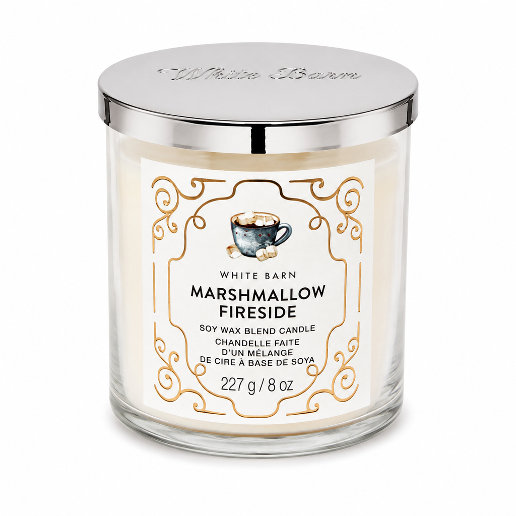 Bougie 1 mèche - Marshmallow Fireside