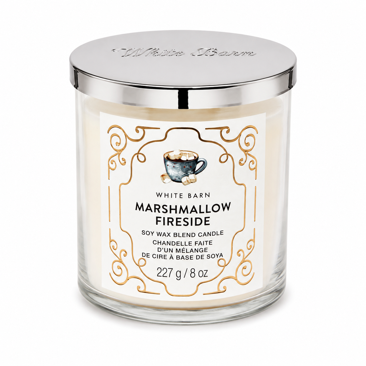 Bougie 1 mèche - Marshmallow Fireside