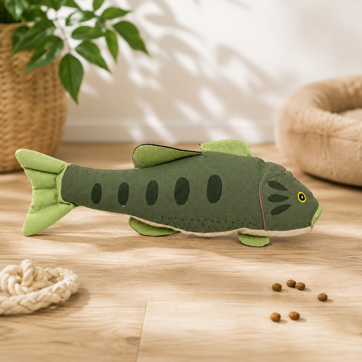 Jouet pour chien – Poisson en peluche résistant