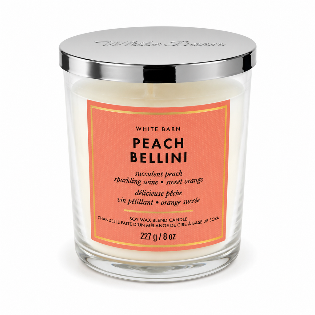 Bougie 1 mèche - Peach Bellini