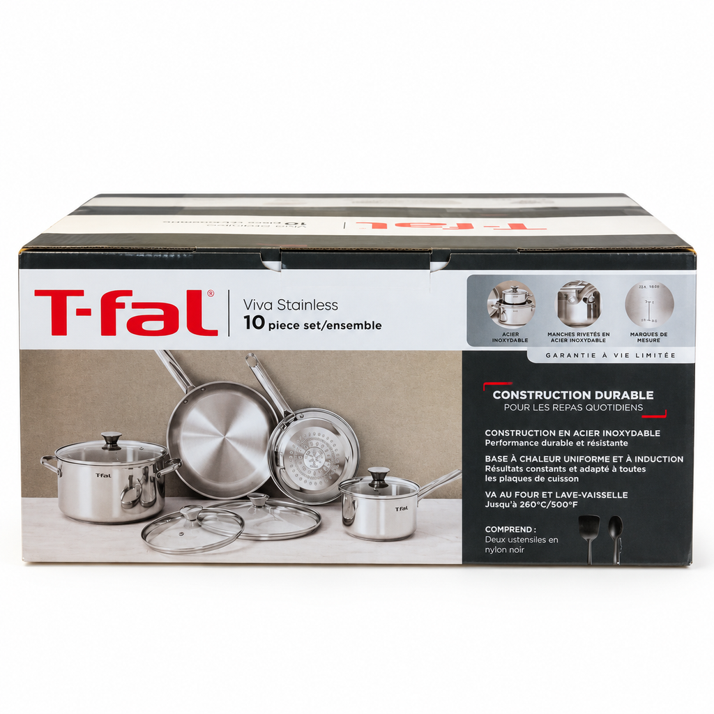 Ensemble de cuisson T-fal Viva – 10 pièces