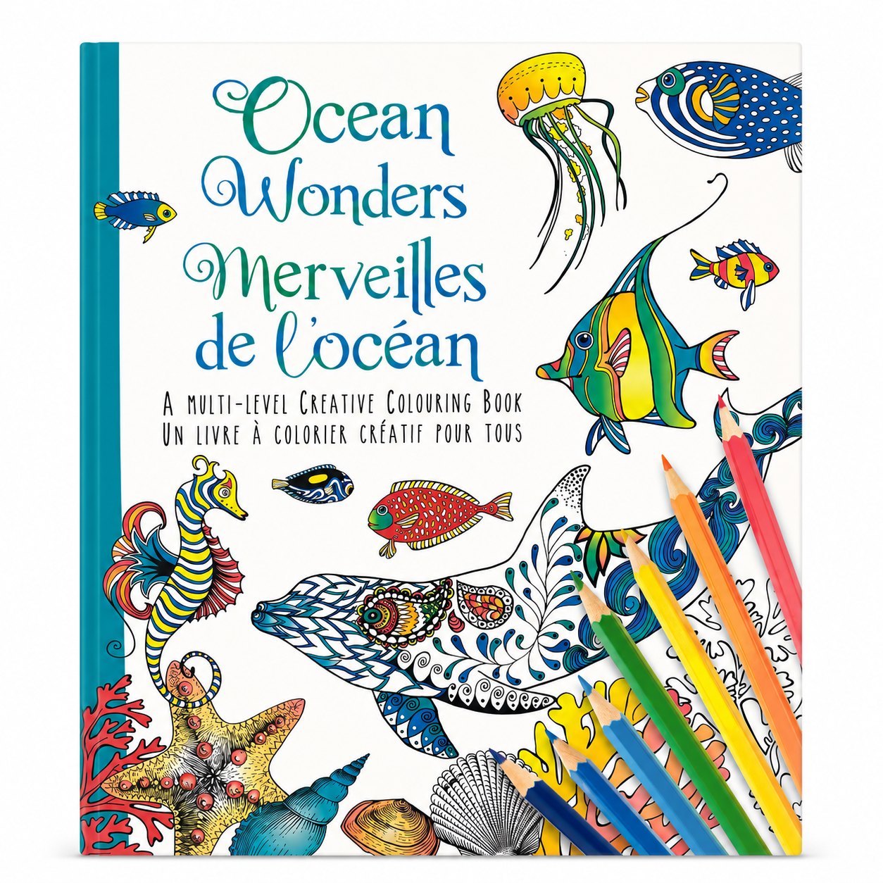 Livre de coloriage créatif – Les Merveilles de l'océan