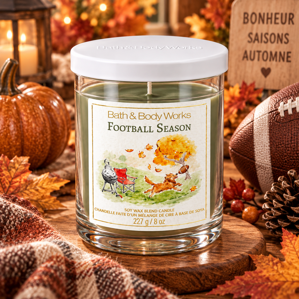 Bougie 1 mèche - Football Season