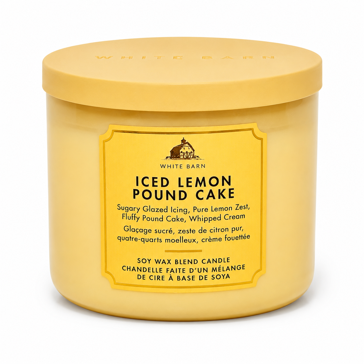 Bougie 3 mèches – Iced Lemon Pound Cake