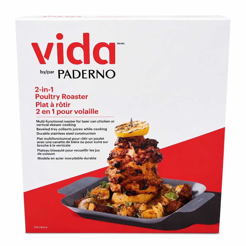 Plat à rôtir 2-en-1 pour volaille