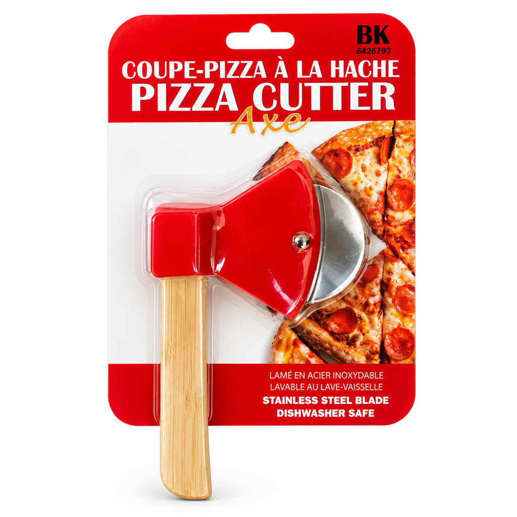 Coupe-pizza à la hache - Rouge