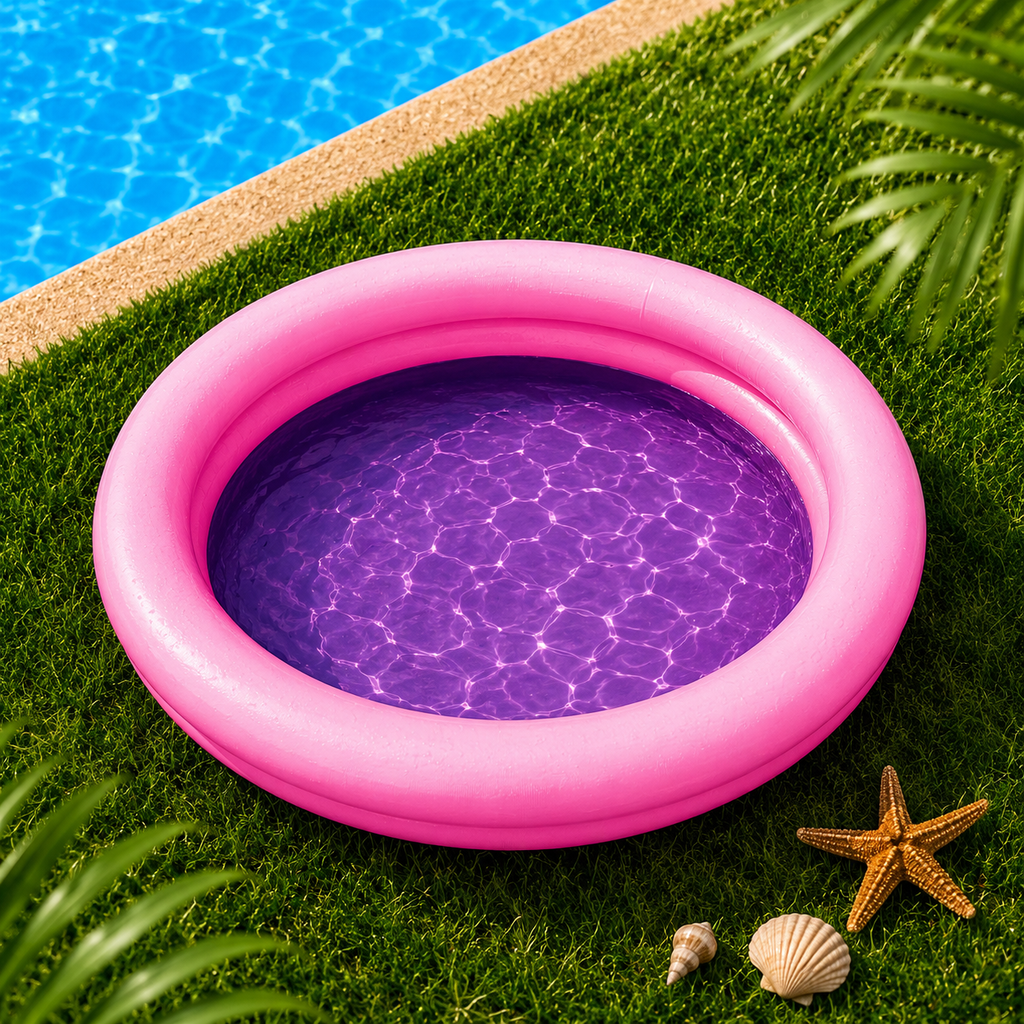 Piscine gonflable AquaFlo – Rose 87 cm