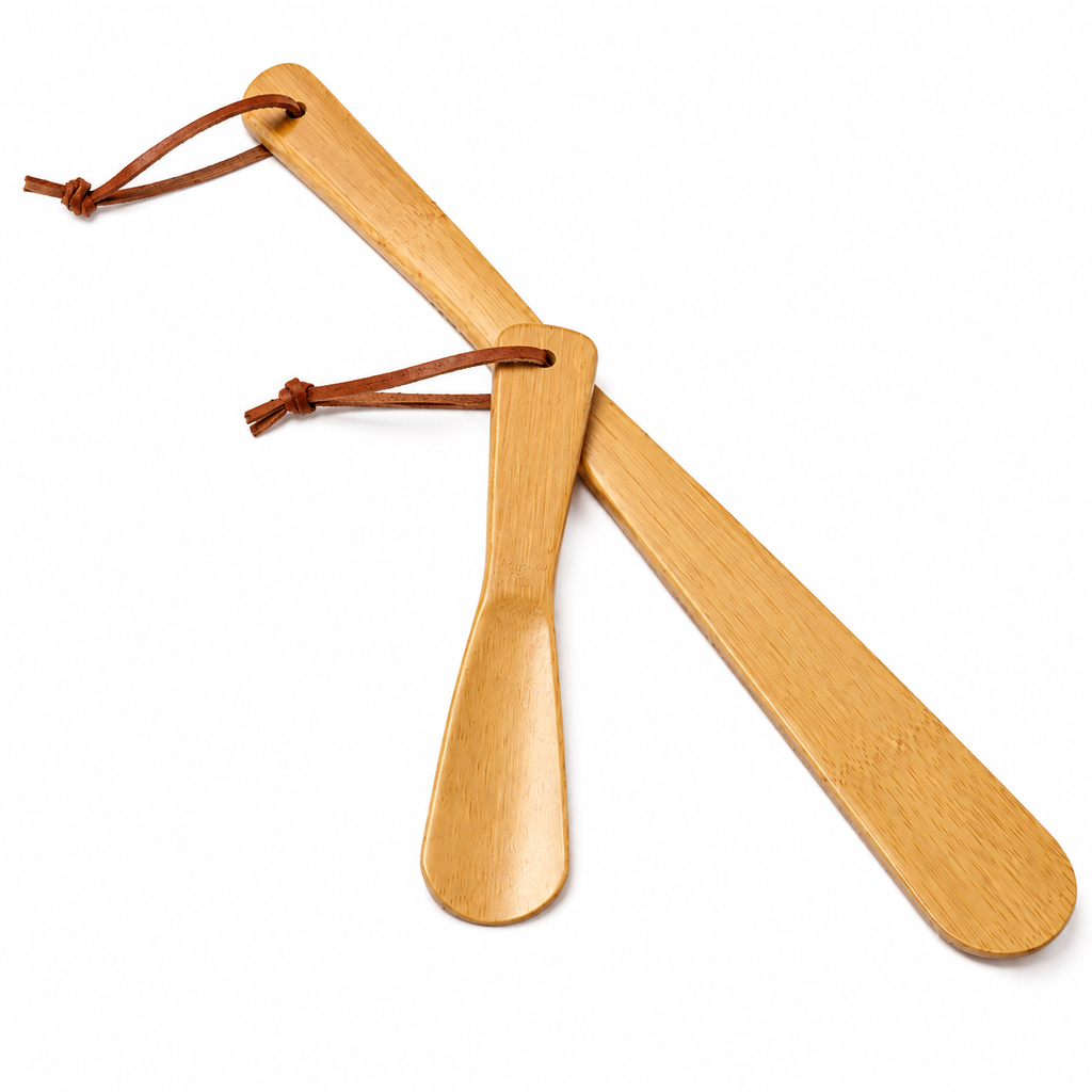 Chausse-pieds en bambou - Lot de 2