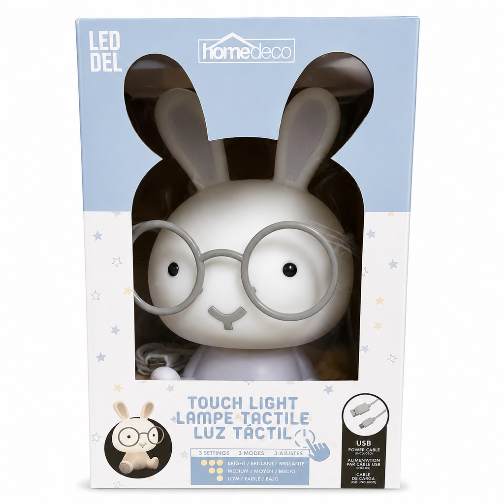 Veilleuse LED tactile Lapin - Blanc