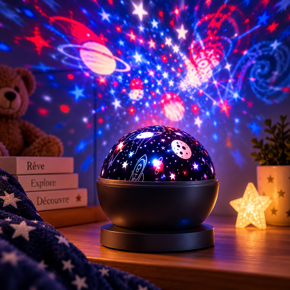 Projecteur Galaxy multicolore à LED