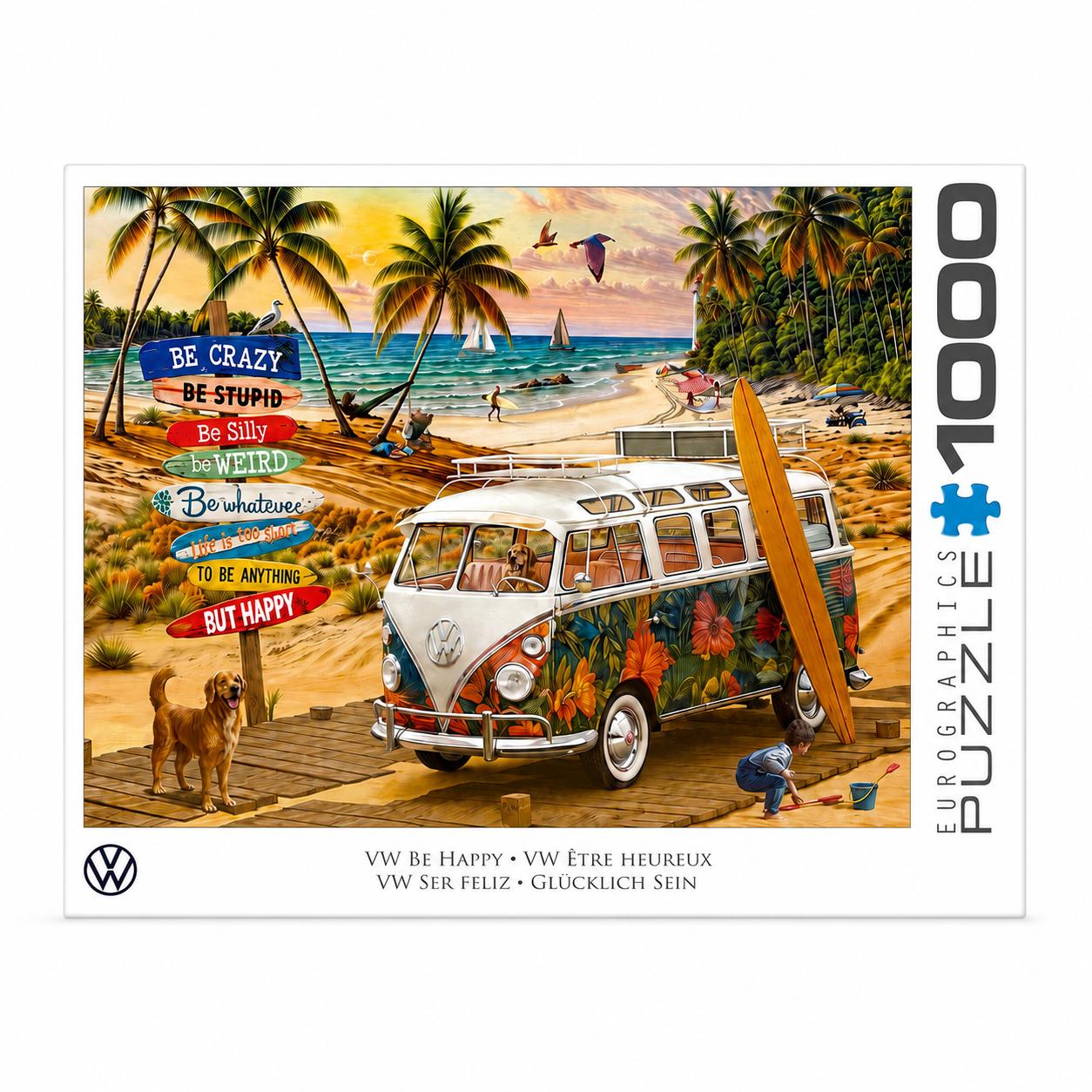 Puzzle 1000 pièces – VW Être Heureux