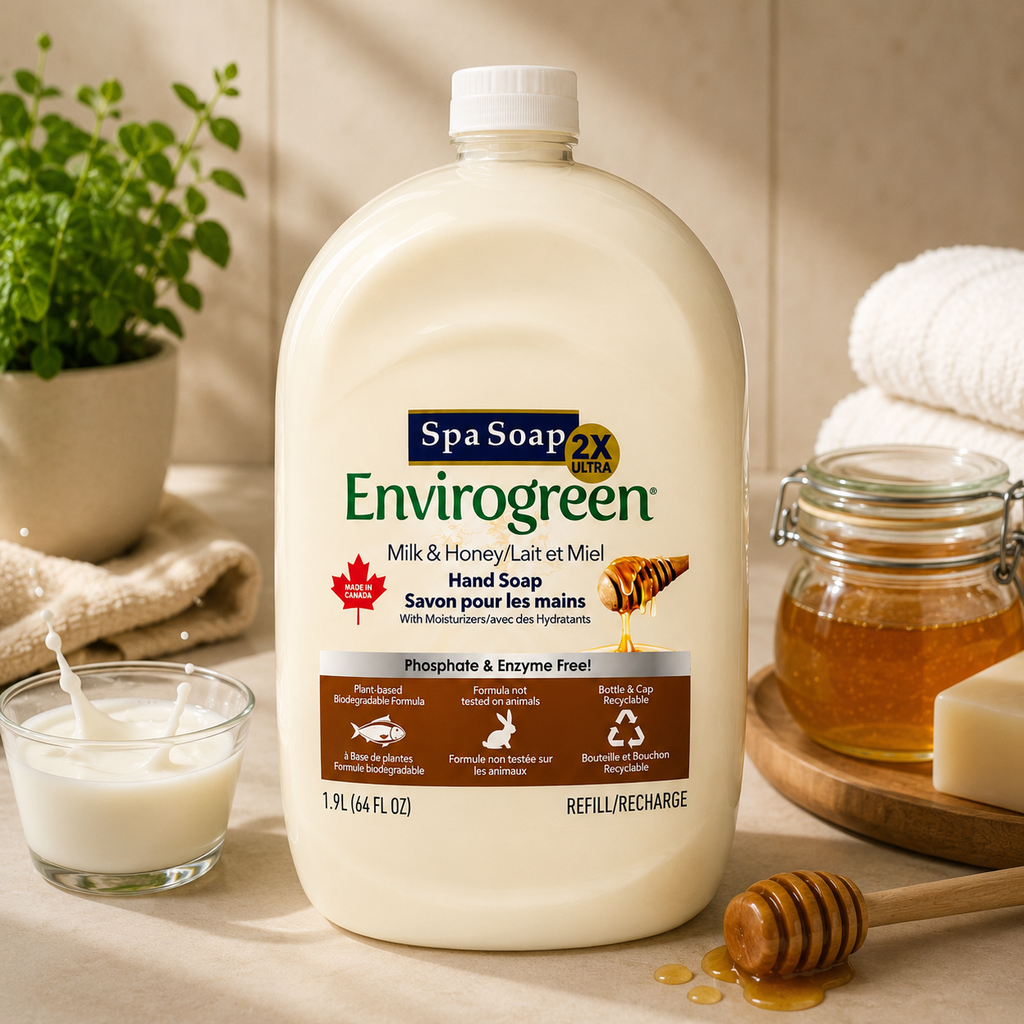 Spa Soap – Savon liquide au Lait & Miel Recharge 1,9 L