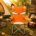 Chaise pliante enfant à motif renard