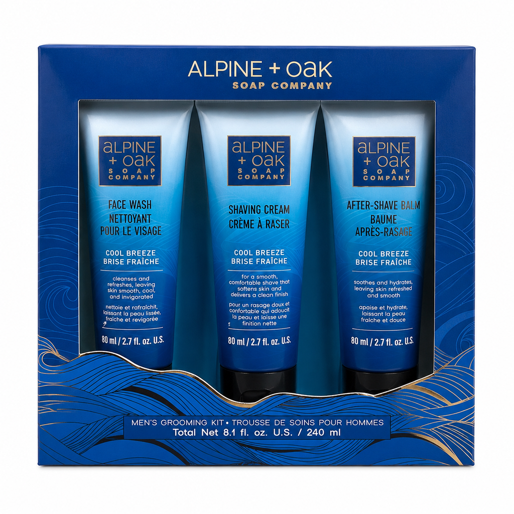 Coffret de soins pour homme Alpine & Oak