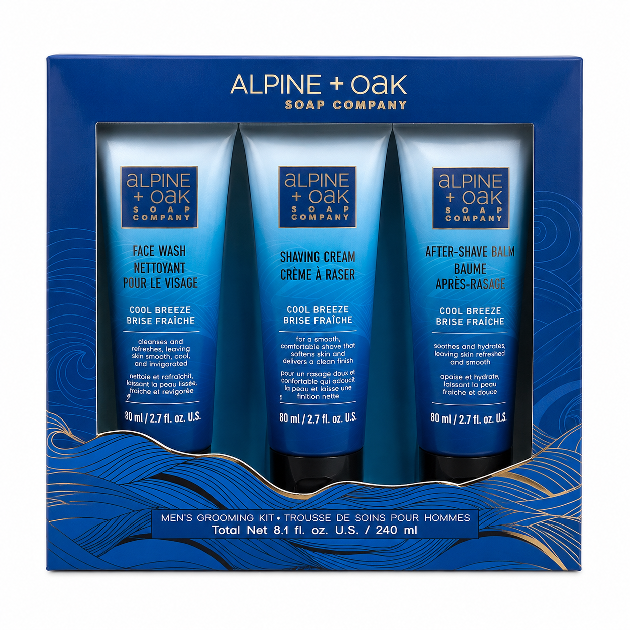 Coffret de soins pour homme Alpine & Oak