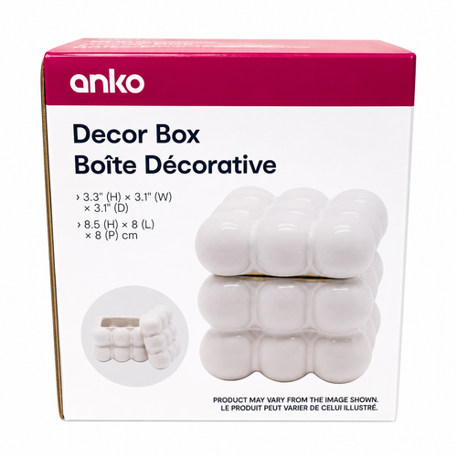 Boîte de rangement décorative