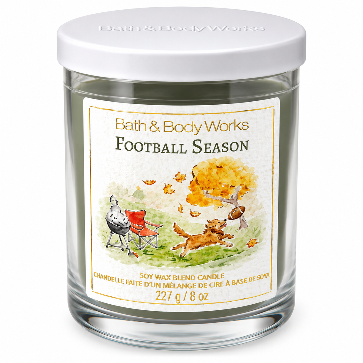 Bougie 1 mèche - Football Season