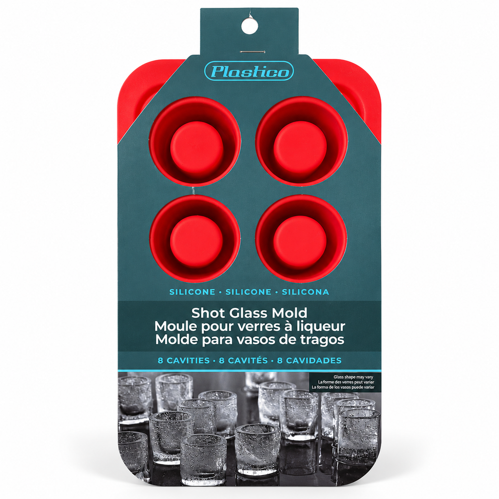 Moule en silicone pour verres à liqueur – 8 cavités