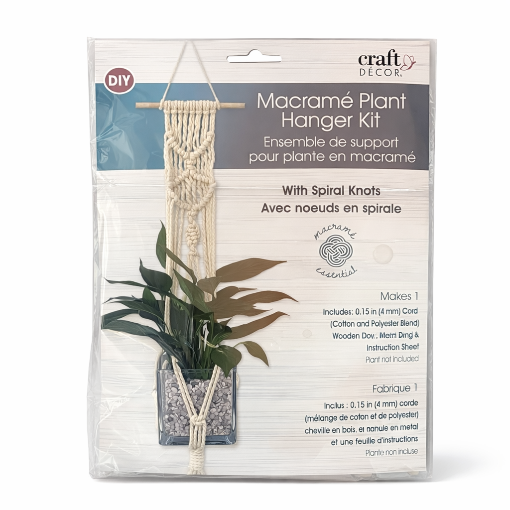 Kit de macramé – Support pour plante DIY