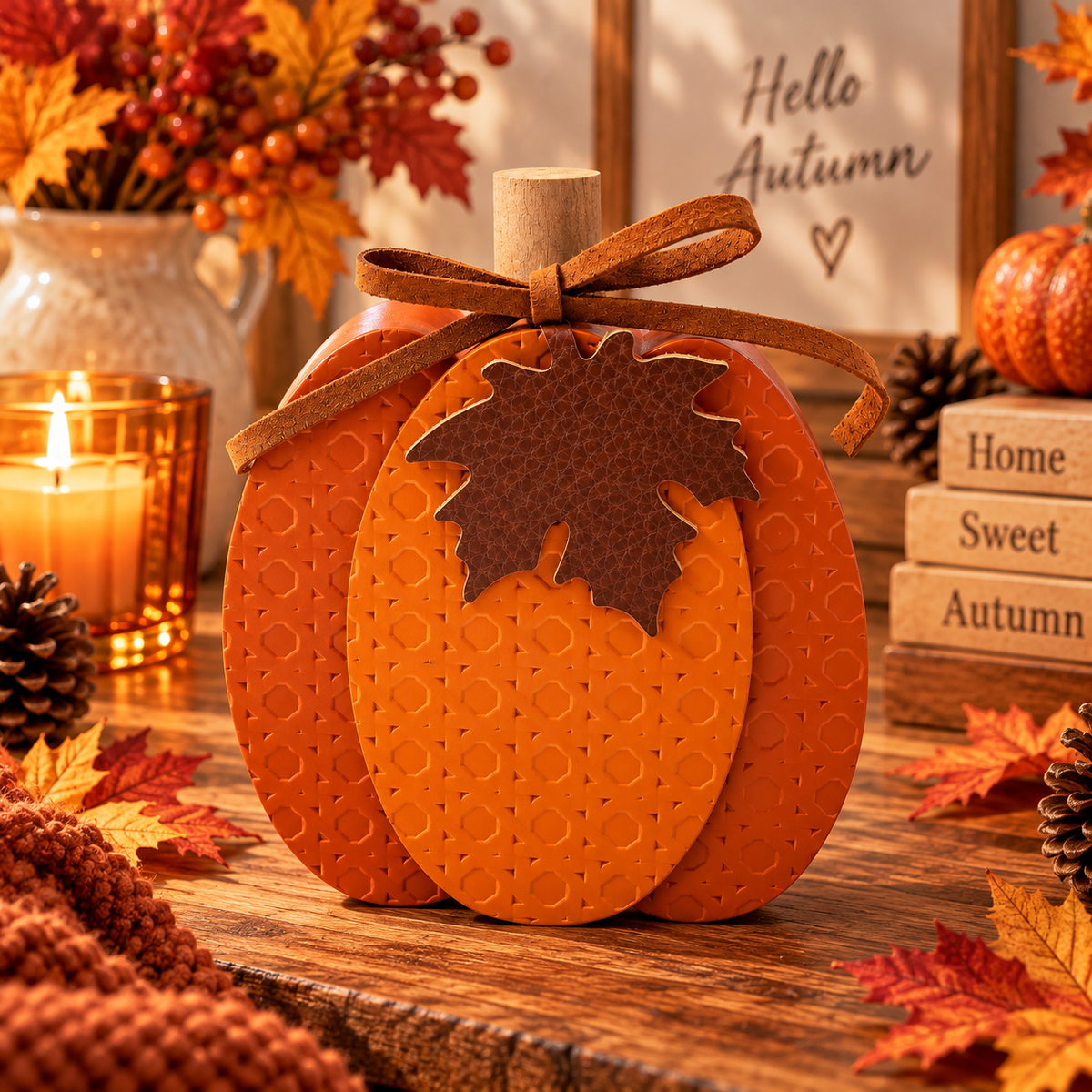 Décoration citrouille d’automne