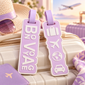 Étiquettes à bagage - lot de 2
