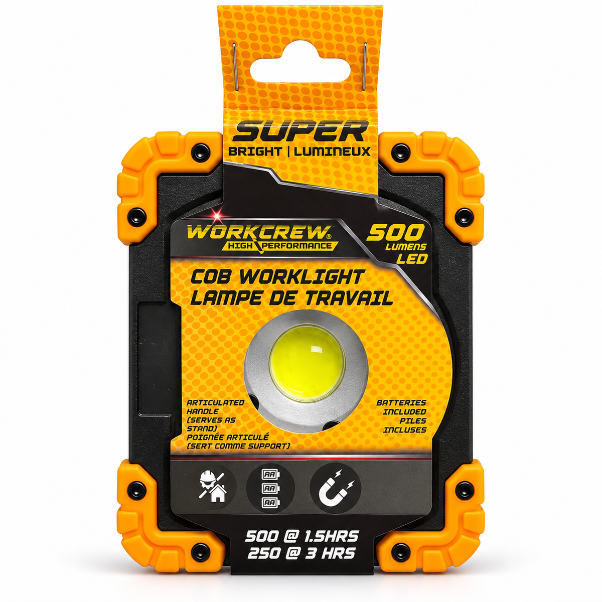 Lampe de travail LED – 500 lumens