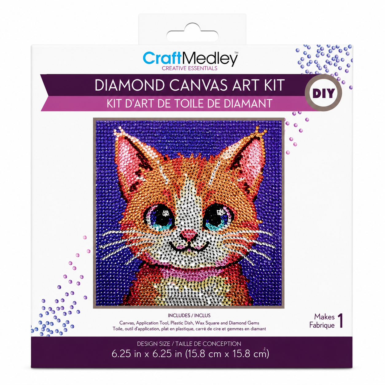 Diamond Painting Chat - 15,8 x 15,8 cm