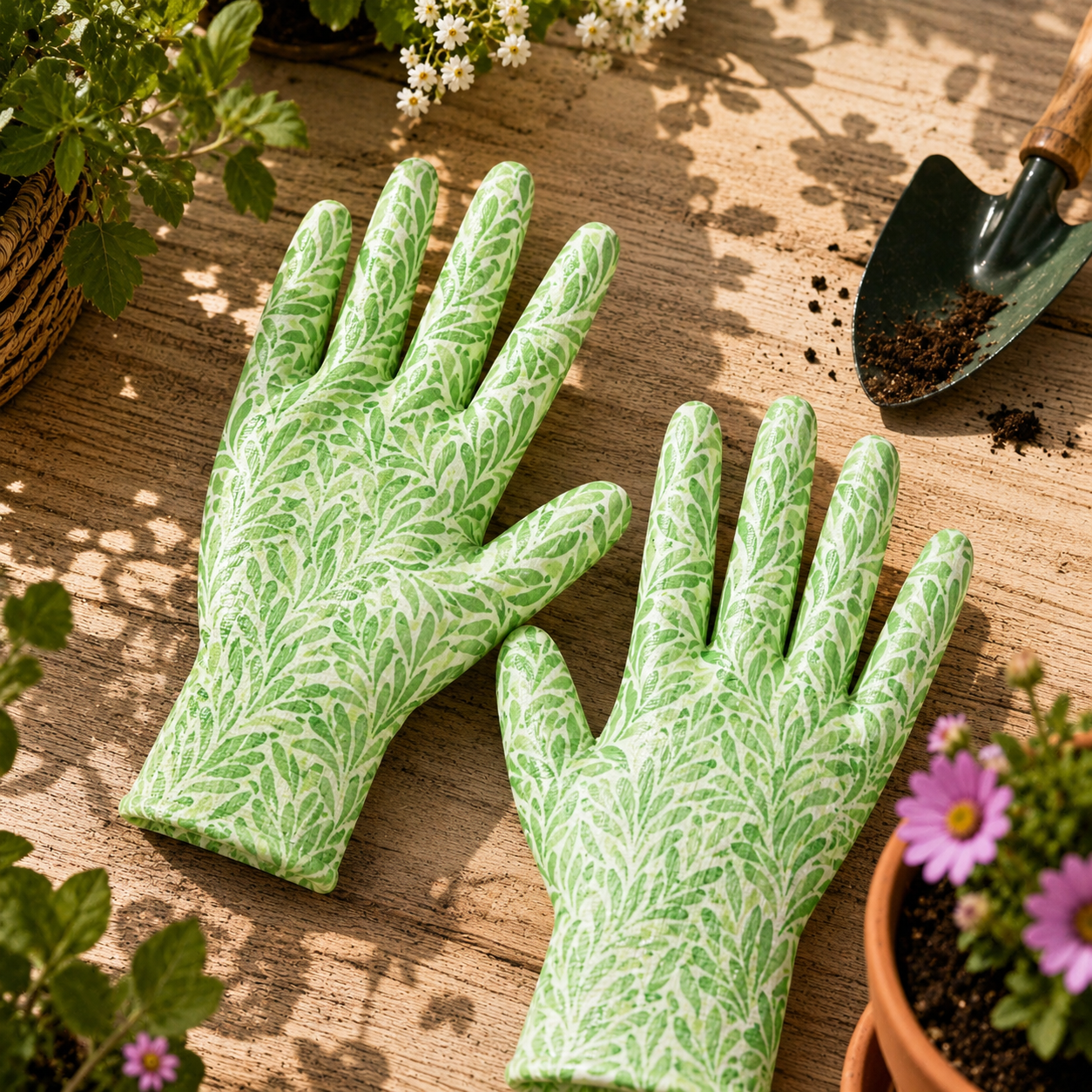 Gants de jardinage - Vert