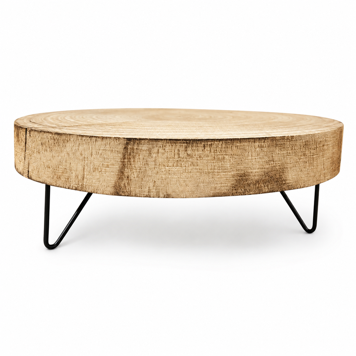 Plateau sur pied en bois